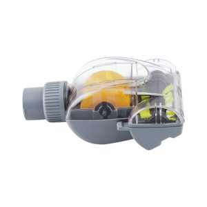 Compact turbo brush head compatible with Dyson vacuum cleaners