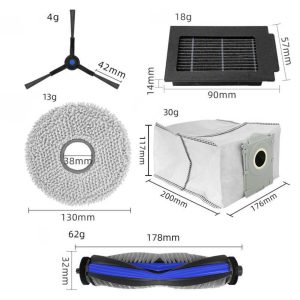 Alternative view of Accessory Replacement Kit for Ecovacs Deebot T50 Max Pro Omni Robot Vacuum Cleaner