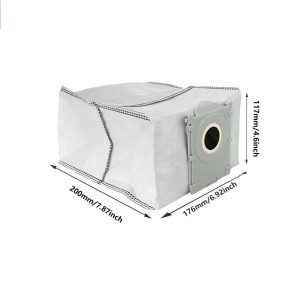 Alternative view of 6-Pack Dust Bags Compatible with Ecovacs Deebot X8, T50, T50 Max, N50 & T80 Robot Vacuum Cleaners