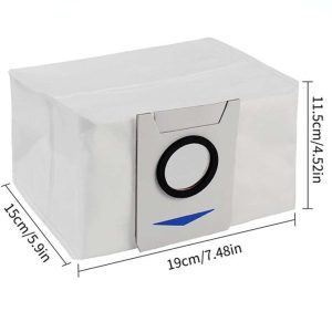 Alternative view of 12-Pack Dust Bags Compatible with Ecovacs Deebot X1 Omni, X1 Plus, X1 Turbo, T20 Omni, T20e Omni & T10 Plus Robot Vacuum Cleaners