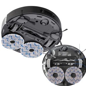 Alternative view of 4-Pack Replacement Mop Pads for Ecovacs Deebot X1, X2 & T20 Series Robot Vacuum Cleaners