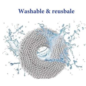 Alternative view of 12-Pack Replacement Mopping Pads Compatible with Ecovacs T50, T50 Max, N50, N30, T30 & T30S Robot Vacuum Cleaners