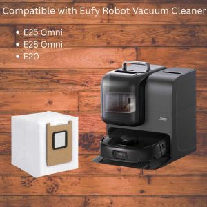Alternative view of 6-Pack Replacement Dust Bags for eufy Omni E28, E25 & E20 Robot Vacuum Cleaners