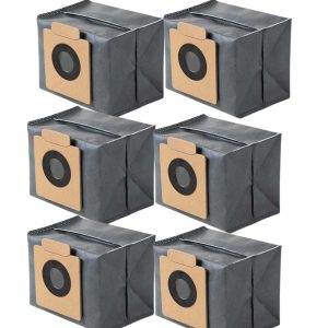 6-Pack Replacement Dust Bags for eufy Clean RoboVac X8 Pro SES & X10 Pro Omni Robot Vacuum Cleaners