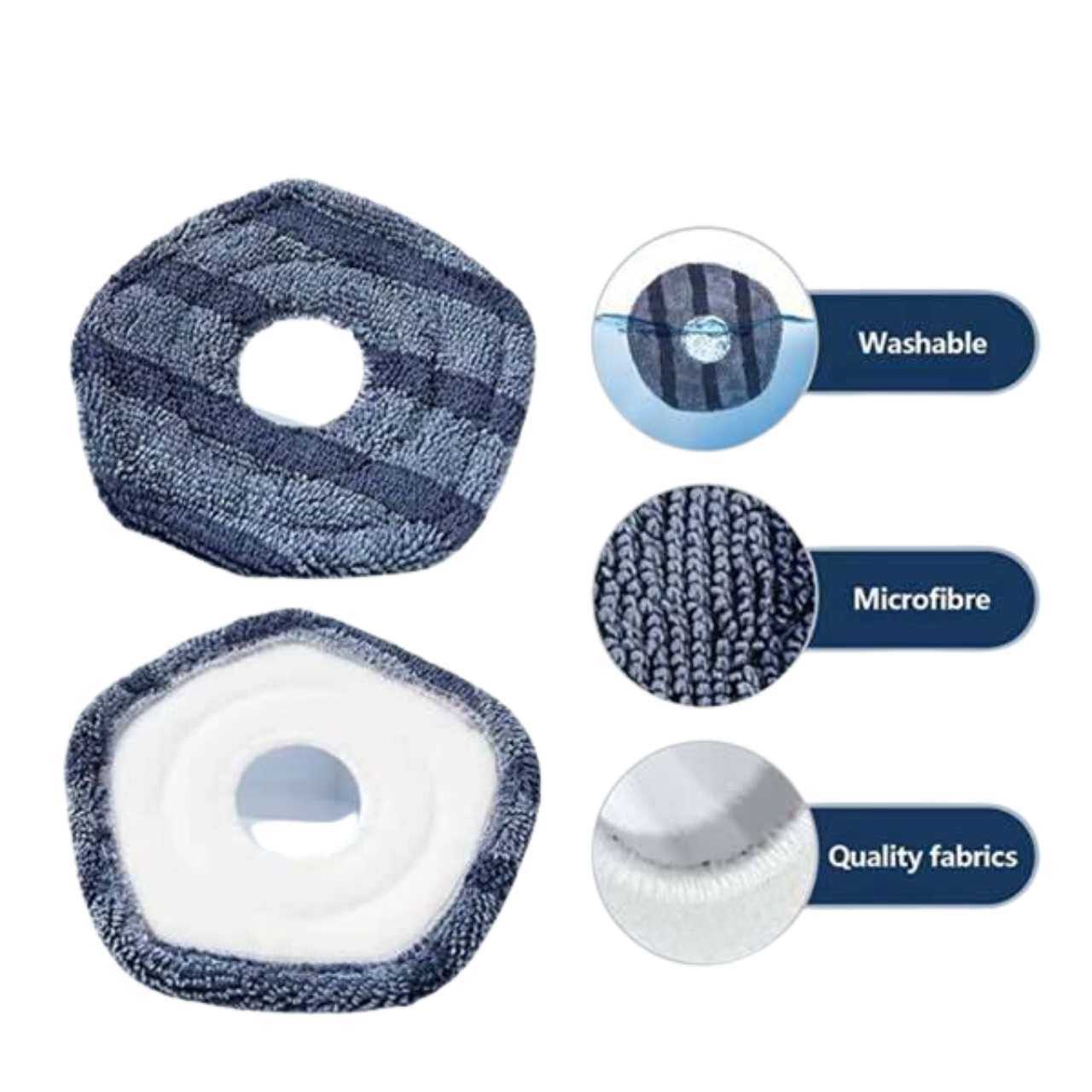 24-Pack Mopping Pads for eufy X9 Pro & X10 Pro Omni Robot Vacuum Cleaners - Image 3