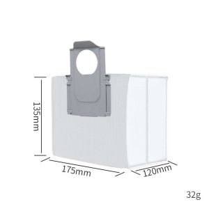 Alternative view of 10 Replacement Dust Bags for Roborock Q & S Series Robot Vacuum Cleaners
