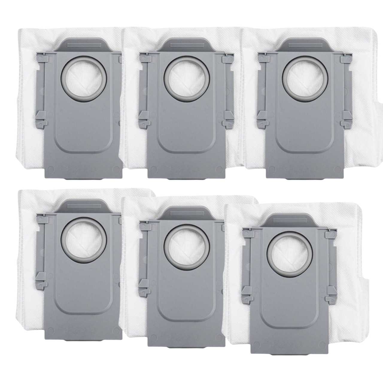 6-Pack Replacement Dust Bags for Roborock S8 MaxV Ultra, S8 Max Ultra, Qrevo & Saros Series Robot Vacuums