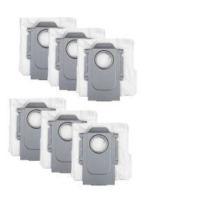 Generic 6-Pack Roborock Dust Bags for S8 MaxV Ultra, S8 Max Ultra, Qrevo & Saros Series Robot Vacuums