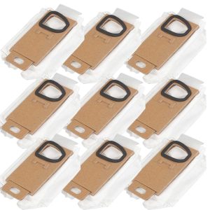 9 Replacement Dust Bags for Roborock H7 & H6 Cordless Stick Vacuum Cleaners