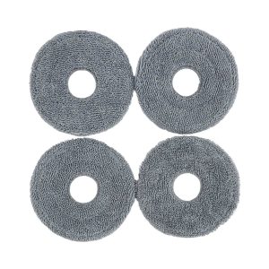 Genuine Roborock Saros 10R Antibacterial Rotary Mop Pads – Pack of 4