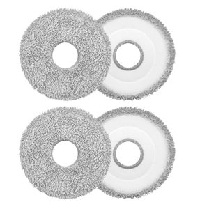 Replacement Mop Pads for Roborock Saros 10R & Z70 Robot Vacuum Cleaners – Pack of 4