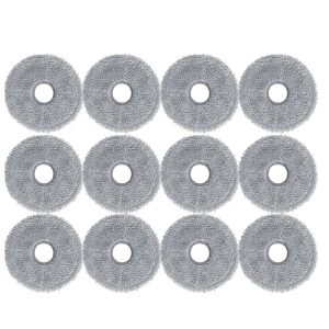 12-Pack Replacement Mop Pads for Roborock Saros 10R & Z70 Series Robot Vacuum Cleaners