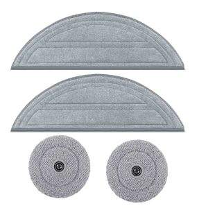 Replacement Mop Set for Roborock Saros 10 Robot Vacuum Cleaner