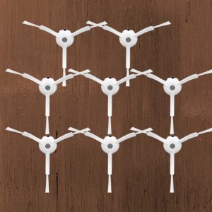 8-Pack White Side Brush Replacements for Roborock S8, S7, S6, S5, Q5, Q7, Q8 & Qrevo Series Robot Vacuums