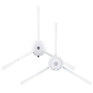 Alternative view of 4-Pack White Side Brush Replacements for Roborock S8, S7, S6, S5, Q5, Q7, Q8 & Qrevo Series Robot Vacuums