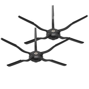 2-Pack 5-Arm Silicone Side Brush Replacements for Roborock S7, S6, S5, E35, E20 & Mi Series Robot Vacuums