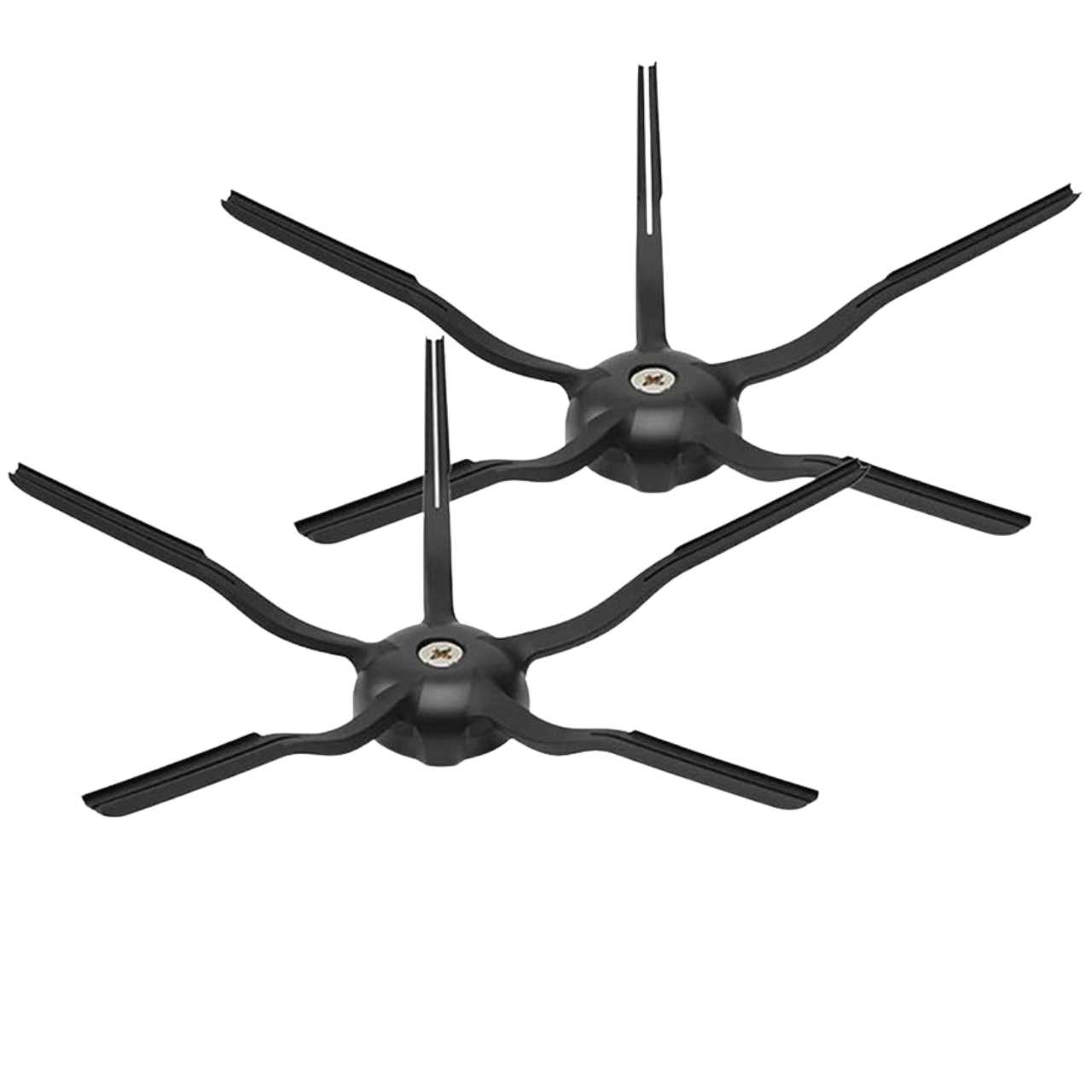 2-Pack 5-Arm Silicone Side Brush Replacements for Roborock S7, S6, S5, E35, E20 & Mi Series Robot Vacuums
