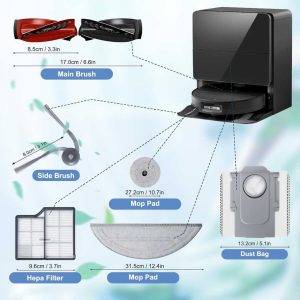 Alternative view of Value Replenishment Kit for Roborock Saros 10 Robot Vacuum Cleaner – Complete Maintenance Bundle