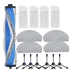 Value Kit for ECOVACS DEEBOT N20 Series – 1 Main Brush, 6 Side Brushes, 4 Filters & 4 Mop Cloths.