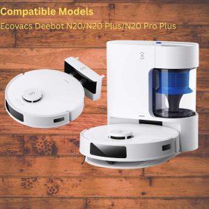 Alternative view of Value Kit for ECOVACS DEEBOT N20 Series – 1 Main Brush, 6 Side Brushes, 4 Filters & 4 Mop Cloths.